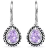 Brand new 🤩 2.5 ct. t.w. Amethyst Drop Earrings, Sterling Silver by Belk & Co. ✔️