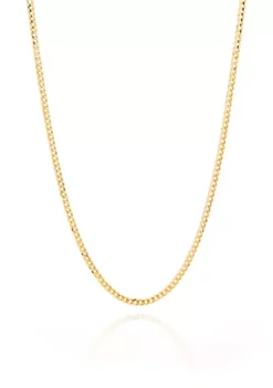 Hot Sale 🔥 14k Yellow Gold Curb Link Necklace by Belk & Co. 🧨