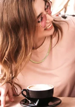 Best Sale ⌛ 18k Yellow Gold Plated Sterling Silver Herringbone Chain Necklace by Belk & Co. 👏 -DealsBelk & Co. Store Belk 4738