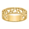 Deals 🤩 14K Yellow Gold Heart 5 Millimeter Ring by Belk & Co. ✔️