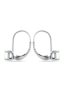 Discount 😀 7/8 ct. t.w. Ethopian Opal Lever Back Earrings in Sterling Silver by Belk & Co. 🤩 -DealsBelk & Co. Store Belk 4853
