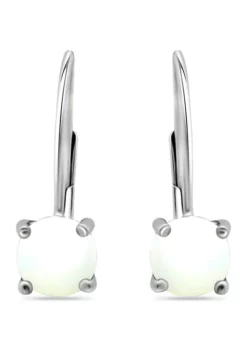 Discount 😀 7/8 ct. t.w. Ethopian Opal Lever Back Earrings in Sterling Silver by Belk & Co. 🤩 -DealsBelk & Co. Store Belk 4855
