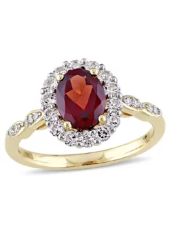 Best Sale ๐ฅ Oval Shape Garnet, White Topaz, and Diamond Accent Vintage Ring in 14k Yellow Gold by Belk & Co. ๐ฏ 11 Best Sale ๐ฅ Oval Shape Garnet, White Topaz, and Diamond Accent Vintage Ring in 14k Yellow Gold by Belk & Co. ๐ฏ -DealsBelk & Co. Store Belk 4873