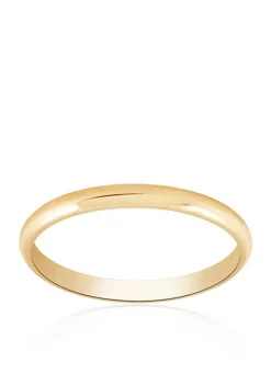 Outlet 😉 Polished Wedding Band Ring in 14k Yellow Gold by Belk & Co. 🛒 -DealsBelk & Co. Store Belk 4911