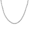 Budget 🌟 Sterling Silver 4-MM Glitter Rope Necklace by Belk & Co. 😍