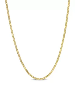 Buy 💯 18k Yellow Gold Plated Sterling Silver Rolo Chain Necklace by Belk & Co. 🥰 -DealsBelk & Co. Store Belk 4959