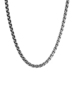 Cheap ⌛ Stainless Steel Antique Wheat Chain Necklace by Belk & Co. 🥰