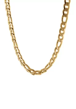 Outlet ⭐ Stainless Steel Figaro Necklace by Belk & Co. 🤩 -DealsBelk & Co. Store Belk 4999