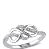 Buy 🌟 Diamond Infinity Ring in 10K White Gold by Belk & Co. 🔔