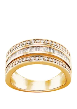 Cheap 🔔 1/2 ct. t.w. White Diamond Ring in 10K Yellow Gold by Belk & Co. 😉