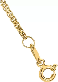 Coupon 😀 14K Two-Tone Polished Diamond-cut Multi-Strand Infinity 7.5-inch Bracelet by Belk & Co. ⭐ -DealsBelk & Co. Store Belk 5026