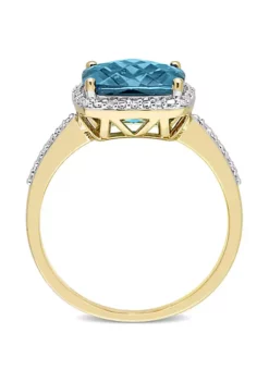 Coupon ❤️ 5.25 ct. t.g.w. London Blue Topaz and 1/10 ct. t.w. Diamond Cocktail Ring in 14K Yellow Gold by Belk & Co. 🥰 9 Coupon ❤️ 5.25 ct. t.g.w. London Blue Topaz and 1/10 ct. t.w. Diamond Cocktail Ring in 14K Yellow Gold by Belk & Co. 🥰 -DealsBelk & Co. Store Belk 5041