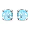 Cheapest ✔️ 1.5 ct. t.w. Blue Topaz Stud Earrings, Sterling Silver by Belk & Co. 🛒