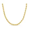 Coupon ⌛ 16 Inch Rope Chain Necklace in 10k Yellow Gold (4mm) by Belk & Co. 💯