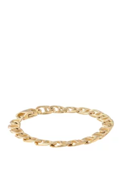 Best Sale 🧨 9 Inch Stainless Steel Marine Link Chain Bracelet with Gip by Belk & Co. 🛒 -DealsBelk & Co. Store Belk 5108
