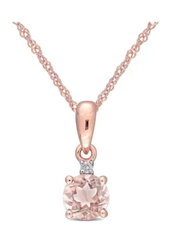 Cheapest ๐ 1/2 ct. t.w. Morganite and Diamond Pendant with Chain in 10k Rose Gold by Belk & Co. ๐ 7 Cheapest ๐ 1/2 ct. t.w. Morganite and Diamond Pendant with Chain in 10k Rose Gold by Belk & Co. ๐ -DealsBelk & Co. Store Belk 5165