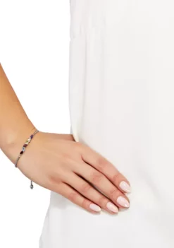 Discount 👏 Multi Stone Bolo Bracelet in Sterling Silver by Belk & Co. ✔️ 6 Discount 👏 Multi Stone Bolo Bracelet in Sterling Silver by Belk & Co. ✔️ -DealsBelk & Co. Store Belk 5208