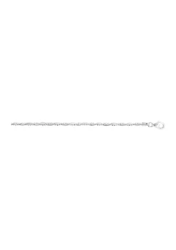 Best deal 🧨 Sterling Silver Braided Anklet by Belk & Co. 🛒 -DealsBelk & Co. Store Belk 5212