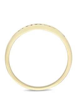 Hot Sale 🌟 1/8 ct. t.w. Diamond Anniversary Ring in 10K Yellow Gold by Belk & Co. 🥰 -DealsBelk & Co. Store Belk 5214
