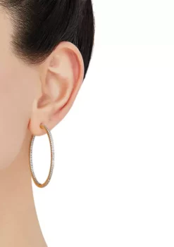 Best Pirce ๐คฉ 1 ct. t.w. Diamond Hoop Earrings in Sterling Silver with Gold Plating by Belk & Co. ๐ฅ 8 Best Pirce ๐คฉ 1 ct. t.w. Diamond Hoop Earrings in Sterling Silver with Gold Plating by Belk & Co. ๐ฅ -DealsBelk & Co. Store Belk 5239