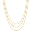Deals 🌟 3 Layered Necklace in Sterling Silver by Belk & Co. ✨