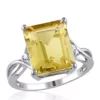 Wholesale ✨ Sterling Silver Citrine and White Topaz Ring by Belk & Co. 🌟