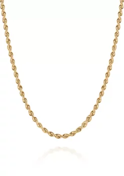 Best reviews of 💯 Chain Rope Necklace in 10K Yellow Gold by Belk & Co. 🤩