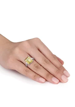 Wholesale ✨ Sterling Silver Citrine and White Topaz Ring by Belk & Co. 🌟 -DealsBelk & Co. Store Belk 531