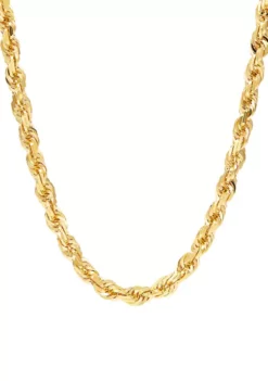 Best reviews of ⭐ 6.5 Millimeter Solid Glitter Chain in 10K Yellow Gold by Belk & Co. ⌛ -DealsBelk & Co. Store Belk 5371