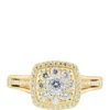 Best deal 😍 My Forever 1/2 ct. t.w. Diamond Bridal Ring in 10k Yellow Gold by Belk & Co. 🌟