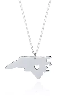 Best reviews of 🎉 Sterling Silver North Carolina State Pendant by Belk & Co. 🔔
