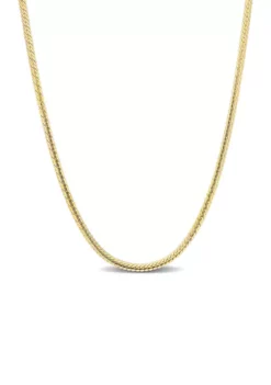 Deals 🥰 18k Yellow Gold Plated Sterling Silver 2mm Herringbone Chain Necklace by Belk & Co. 😀 -DealsBelk & Co. Store Belk 5459