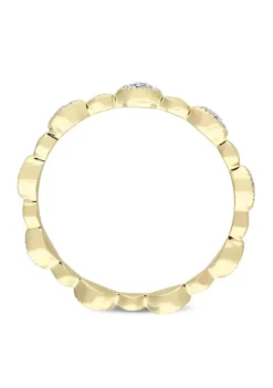 Coupon ✨ 1/10 ct. t.w. Diamond Eternity Ring in 10K Yellow Gold by Belk & Co. ✔️ -DealsBelk & Co. Store Belk 5473