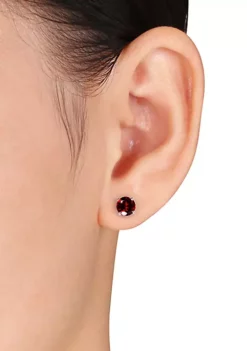 Best reviews of 😀 14k White Gold Garnet Stud Earrings by Belk & Co. 🔥 -DealsBelk & Co. Store Belk 5481