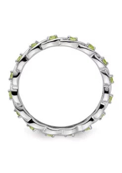 Discount 🛒 1/3 ct. t.w. Peridot Stackable Expressions Ring in Sterling Silver by Belk & Co. ⌛ -DealsBelk & Co. Store Belk 5516