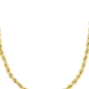 Best Sale 💯 3 Millimeter Rope Chain Necklace in 10K Yellow Gold by Belk & Co. 😍