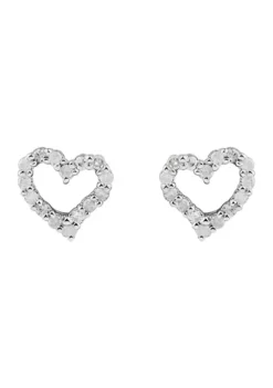 Coupon 🎉 1/4 ct. t.w Diamond Earrings in Sterling Silver by Belk & Co. 🔥