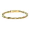 Cheap 🔥 Stainless Steel 4 Millimeter Foxtail Chain Bracelet with Gold Tone Ion Plating and Push Lock, 9 Inch by Belk & Co. 😉