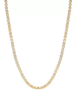 Promo ⌛ Stainless Steel 24 Inch Chain Gold IP Plated by Belk & Co. 🔥 -DealsBelk & Co. Store Belk 5593
