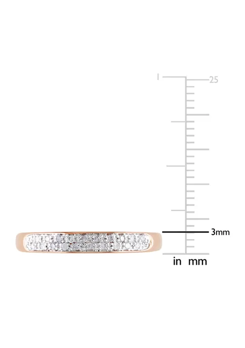 Coupon ๐ 1/10 ct. t.w. Diamond Anniversary Band in 10K Rose Gold by Belk & Co. ๐ฅ 3 Coupon ๐ 1/10 ct. t.w. Diamond Anniversary Band in 10K Rose Gold by Belk & Co. ๐ฅ - Image 3