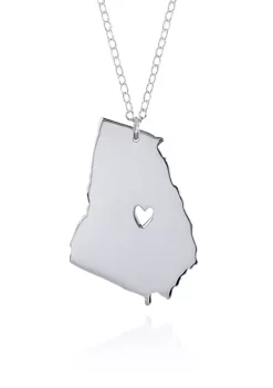 Brand new 🤩 Sterling Silver Georgia State Pendant by Belk & Co. 🌟 -DealsBelk & Co. Store Belk 5607