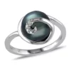 Brand new ✔️ 9-9.5 MM Tahitian Cultured Pearl Swirl Ring in Sterling Silver by Belk & Co. ✨
