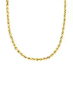 Deals 🌟 18 Inch Rope Chain Necklace in 10K Yellow Gold by Belk & Co. ❤️ -DealsBelk & Co. Store Belk 5636