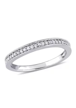 Cheapest 👏 1/8 ct. t.w. Diamond Wedding Band in Sterling Silver by Belk & Co. 🎁 -DealsBelk & Co. Store Belk 5657