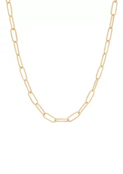 Outlet 🎉 Text Paperclip Chain in 10K Yellow Gold by Belk & Co. 😀 -DealsBelk & Co. Store Belk 5666