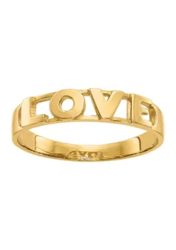 Outlet 🔔 14K Yellow Gold Love Ring by Belk & Co. 😍 -DealsBelk & Co. Store Belk 5688