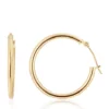 Outlet ✔️ Hoop Earrings in 14K Yellow Gold by Belk & Co. ⌛
