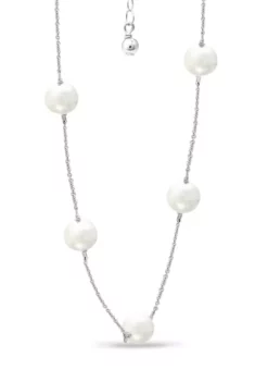 Wholesale 😀 Fresh Water Pearl Station Necklace in Sterling Silver by Belk & Co. 😀 -DealsBelk & Co. Store Belk 5787
