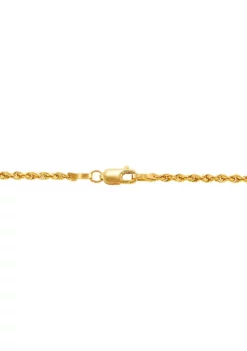 New 🔥 14K Gold Glitter Rope Chain Necklace by Belk & Co. 🤩 -DealsBelk & Co. Store Belk 5805