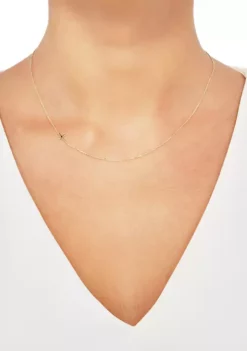 Best Sale 🛒 Cross Chain Necklace in 10K Yellow Gold by Belk & Co. 🤩 -DealsBelk & Co. Store Belk 5822